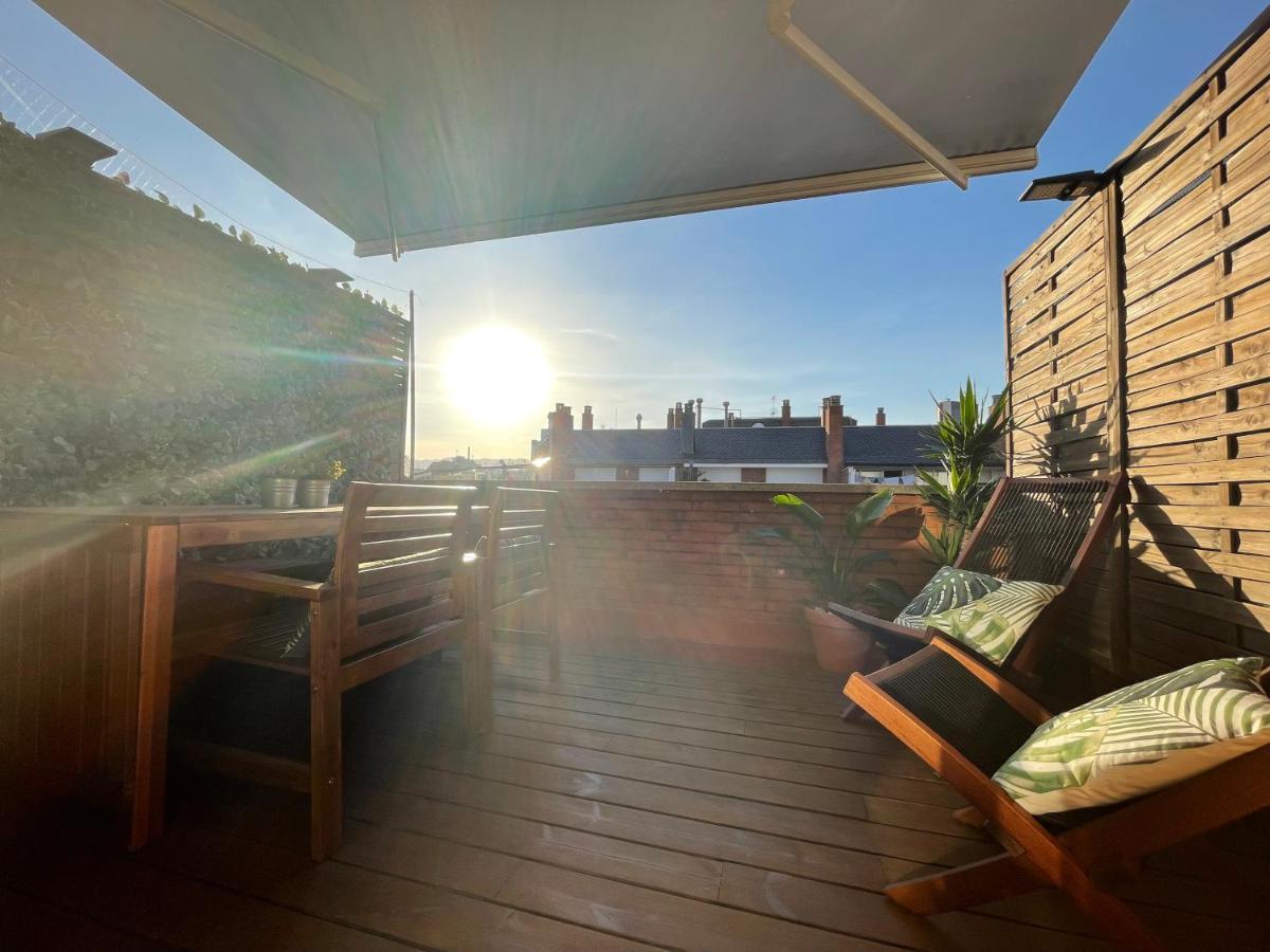 Barcelona Penthouse Private Terrace Sustainable Stay Keyless Access Экстерьер фото