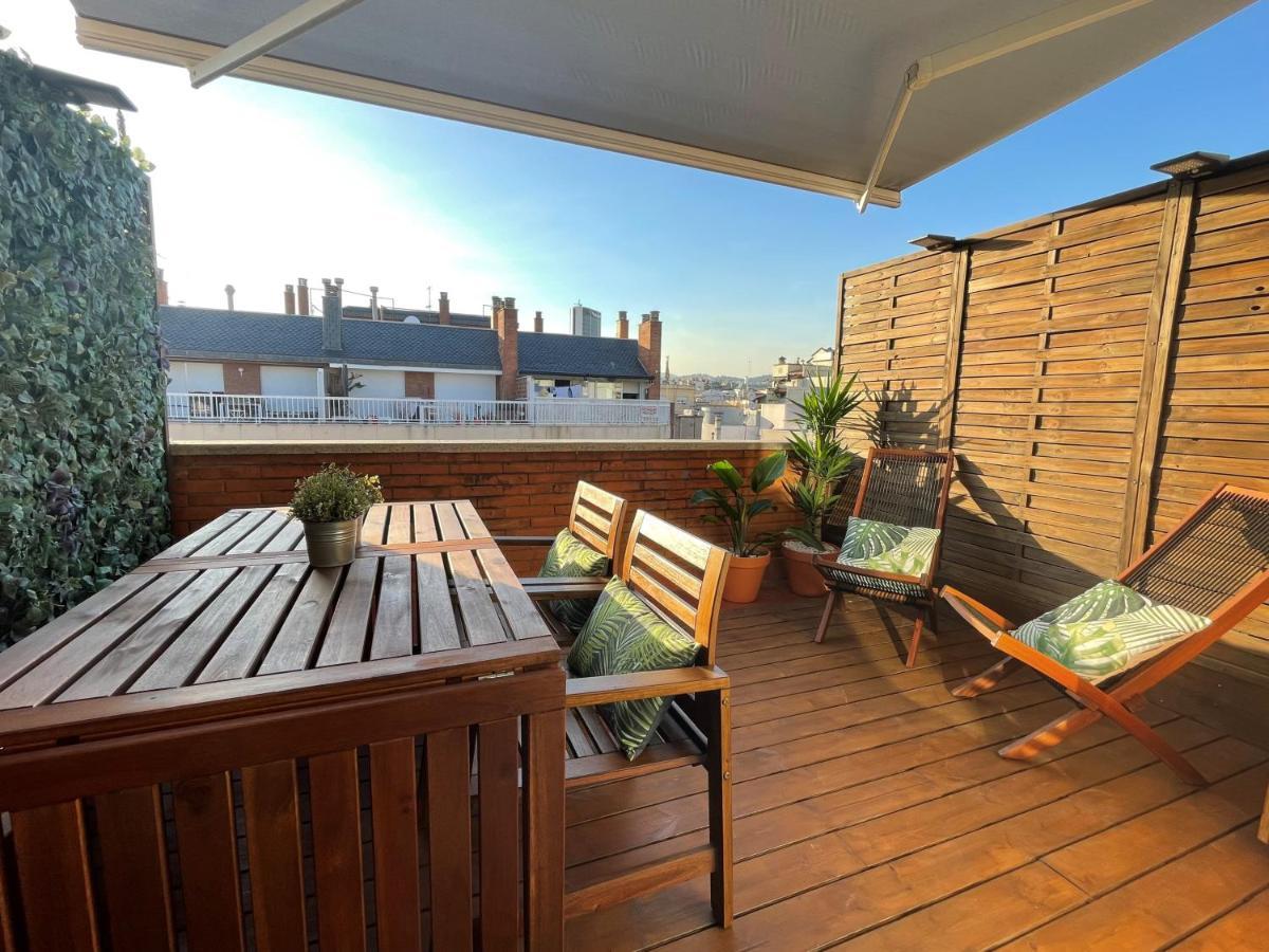 Barcelona Penthouse Private Terrace Sustainable Stay Keyless Access Экстерьер фото