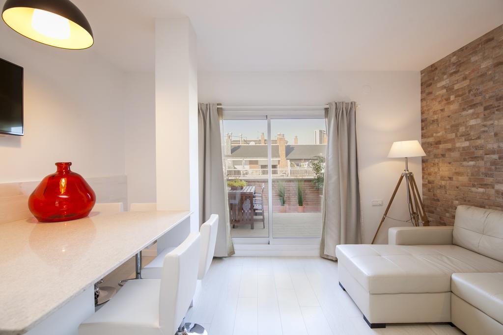 Barcelona Penthouse Private Terrace Sustainable Stay Keyless Access Экстерьер фото